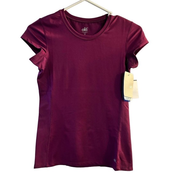 ALO Tops - Alo CoolFit Activewear Short-Sleeve size XS